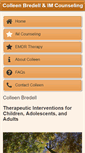 Mobile Screenshot of colleenbredelltherapy.com